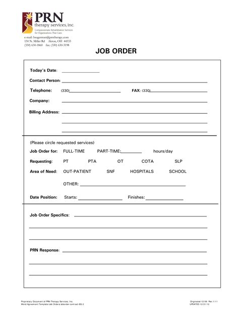 Valid Job Orders .